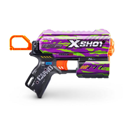 Lanza Dardos Flux Skins Con 8 Dardos X-shot - Crucifer