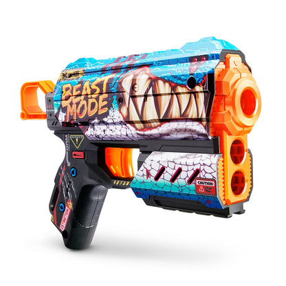 Lanza Dardos Flux Skins Con 8 Dardos X-shot - Beast Out