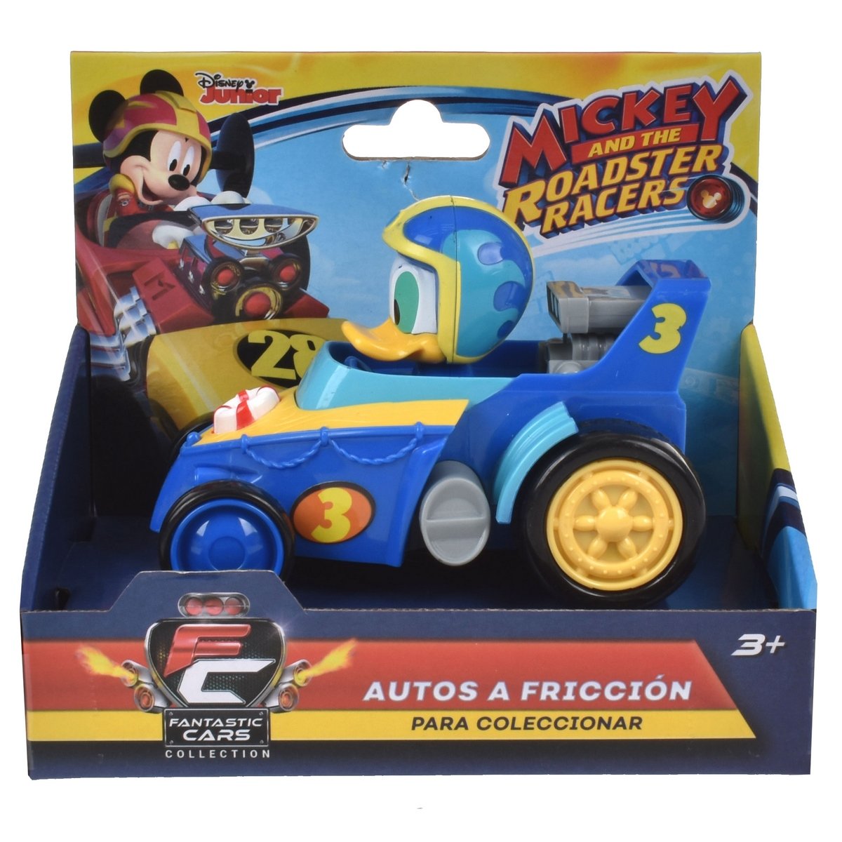 Vehiculo A Friccion 13 Cms - Disney -  Pato Donald