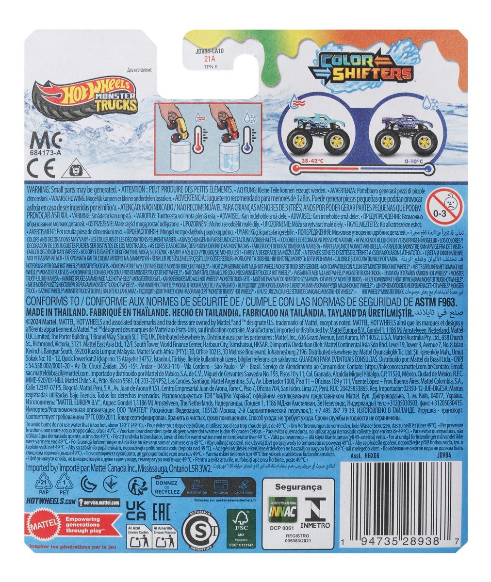 Hot Wheels Monster Trucks Color Shifters 1:64 - Podium Crasher