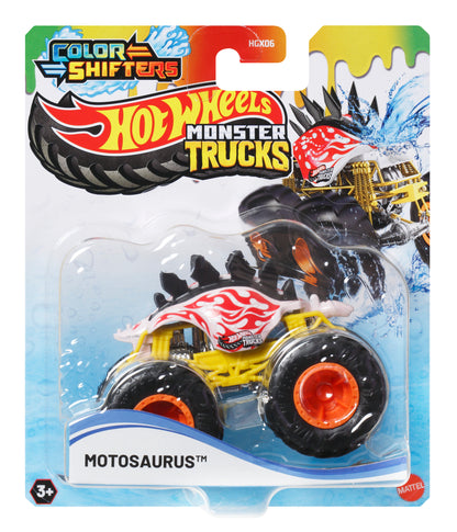 Hot Wheels Monster Trucks Color Shifters 1:64 - Motosaurus
