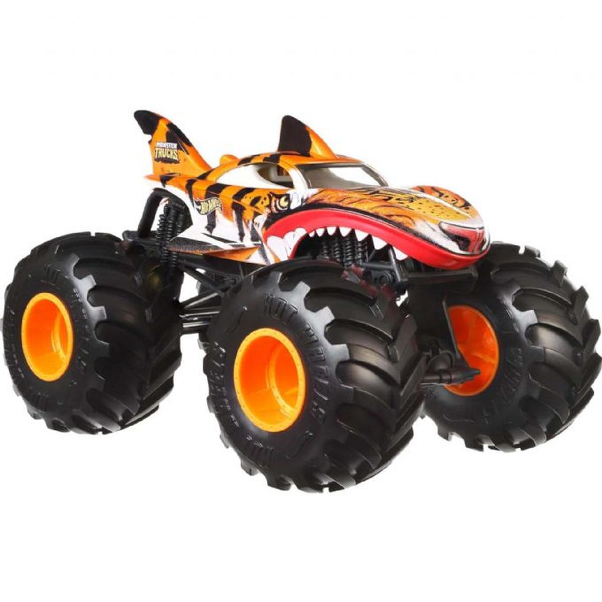 Hot Wheels Monster Trucks Escala 1:24 - Tiger Shark