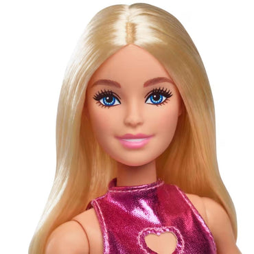 Barbie Fashionistas - Vestido Rosa Metalico