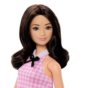 Barbie Fashionistas - Vestido Rosado A Cuadros