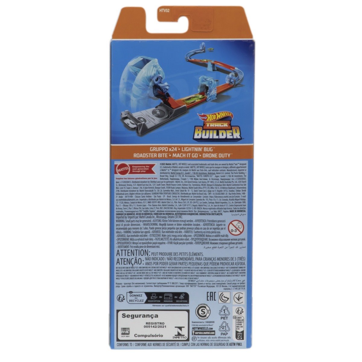 Pack 5 Autos Basicos Hotwheels - Track Builder