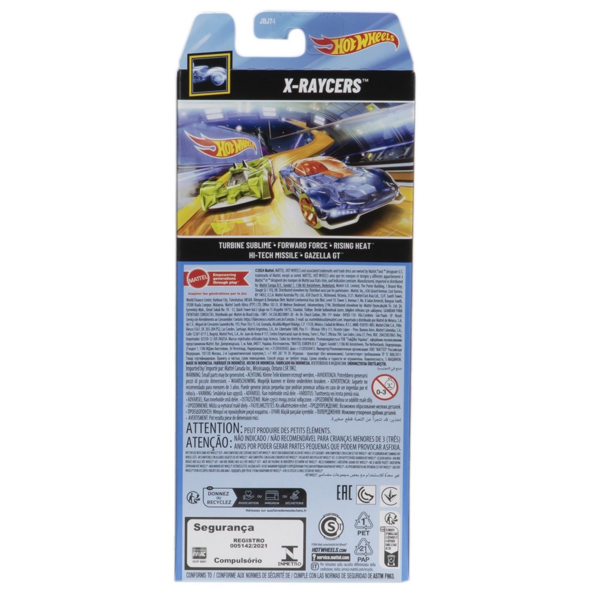 Pack 5 Autos Basicos Hotwheels - X - Raycers
