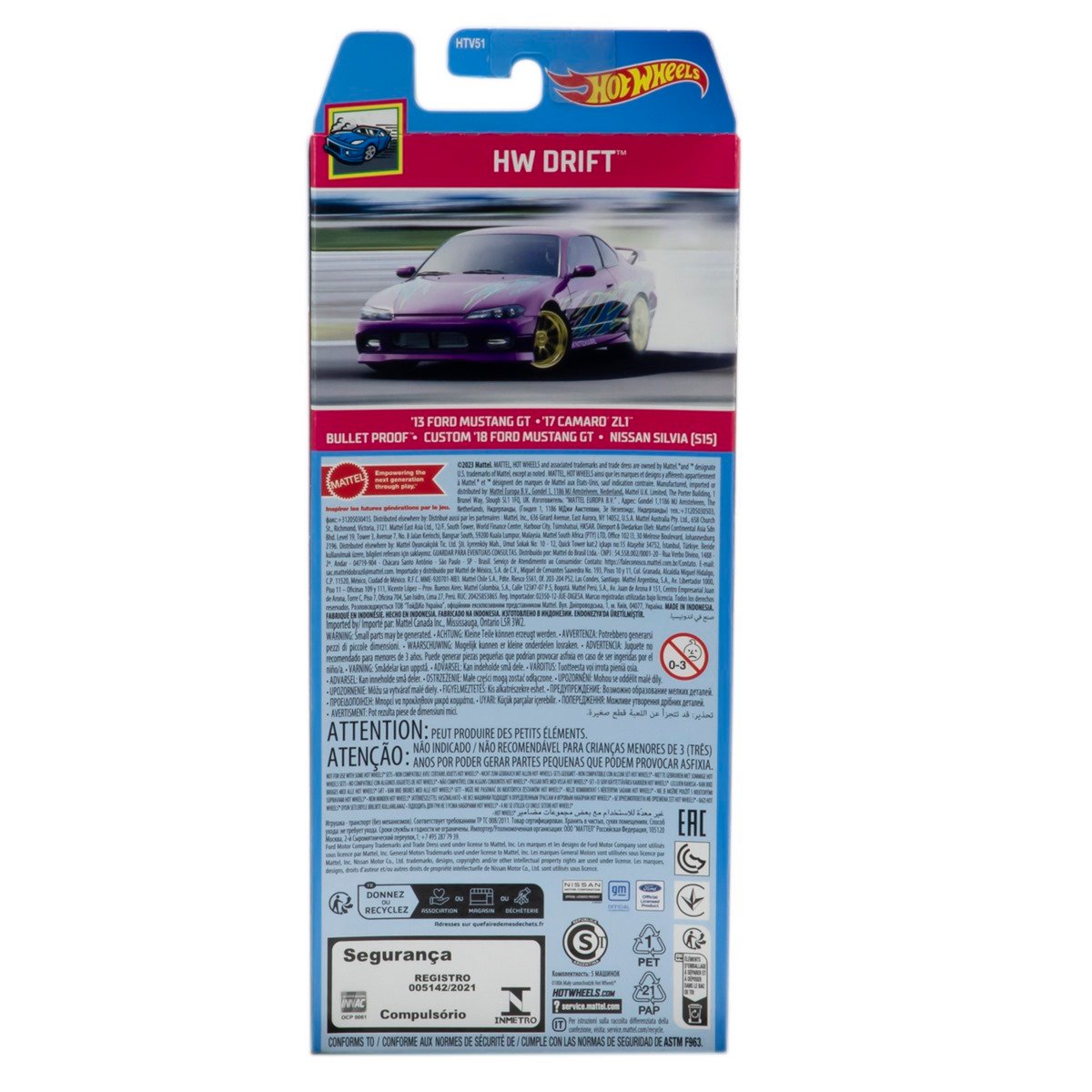 Pack 5 Autos Basicos Hotwheels - Hw Drift