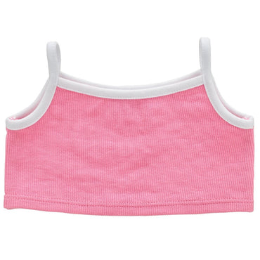 Polera  Rosada Borde Blanco  Build-A-Bear