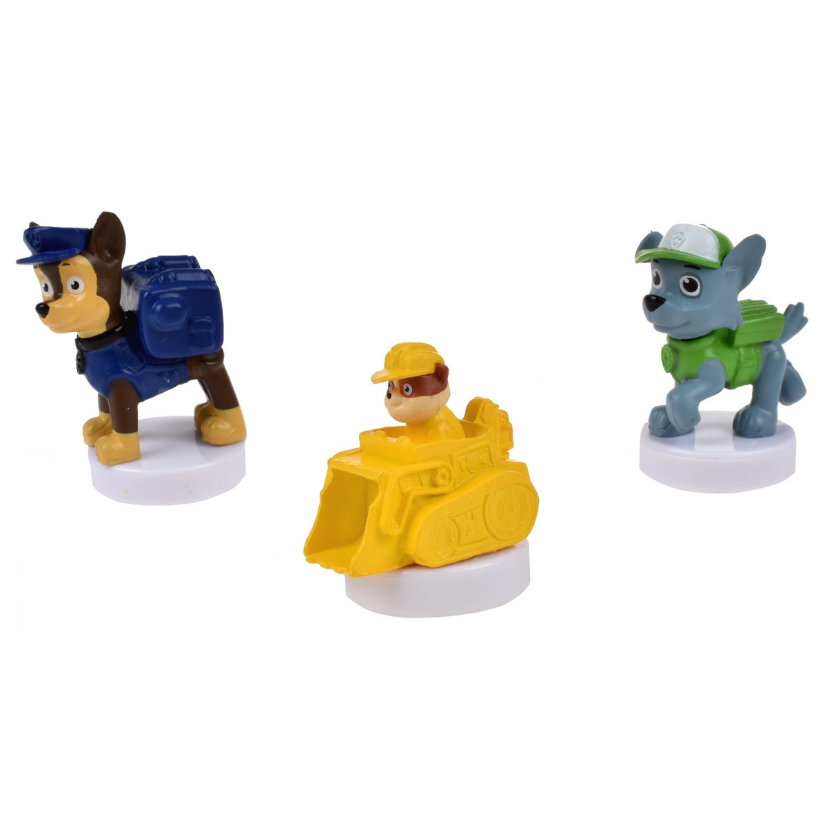 Set De 3 Timbres Paw Patrol - Rocky Uniformado