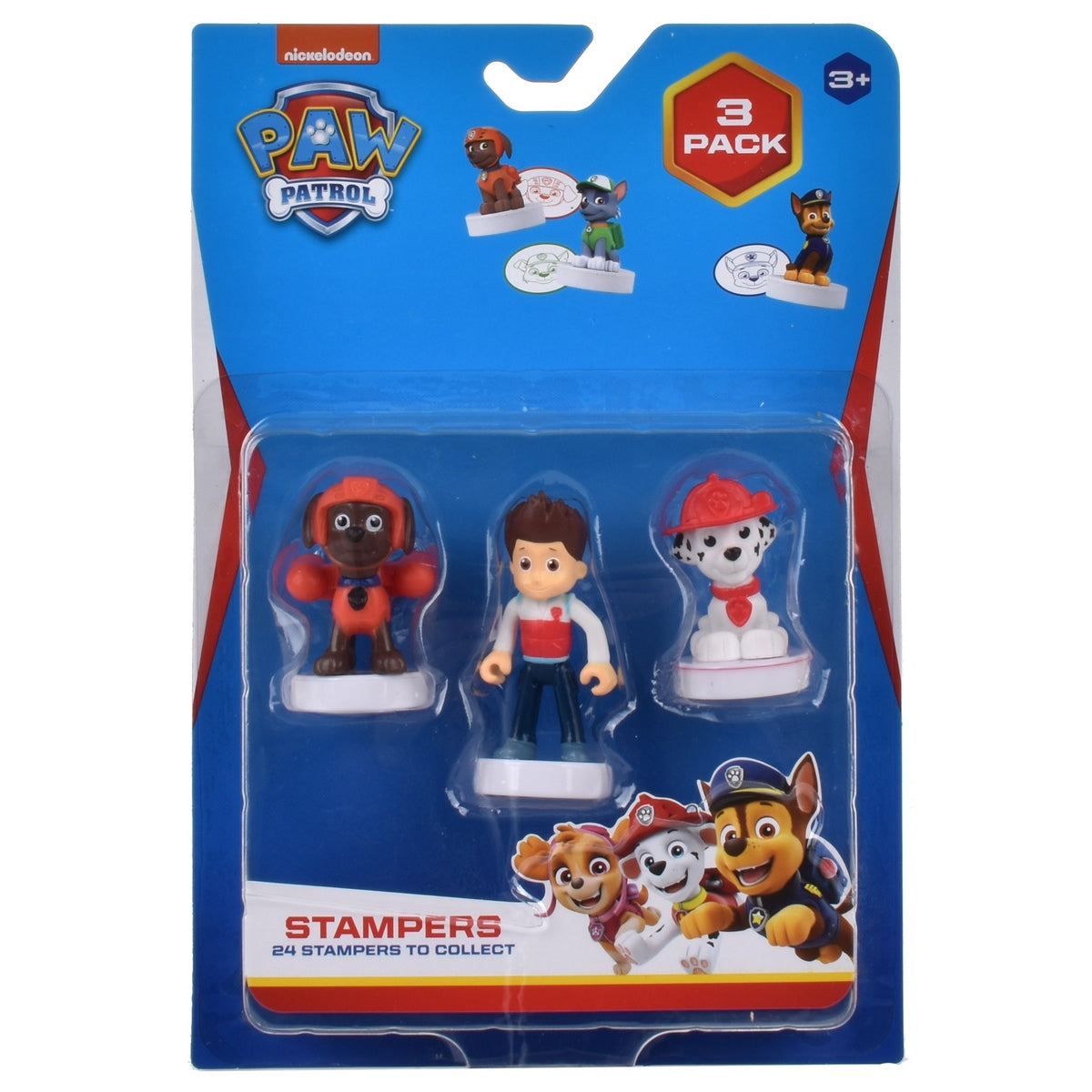 Set De 3 Timbres Paw Patrol - Marshall