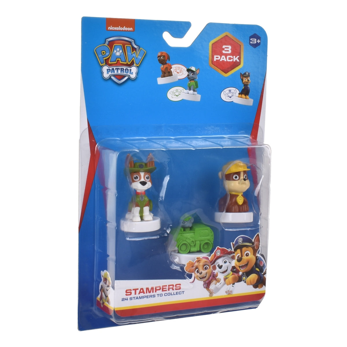 Set De 3 Timbres Paw Patrol - Rubble