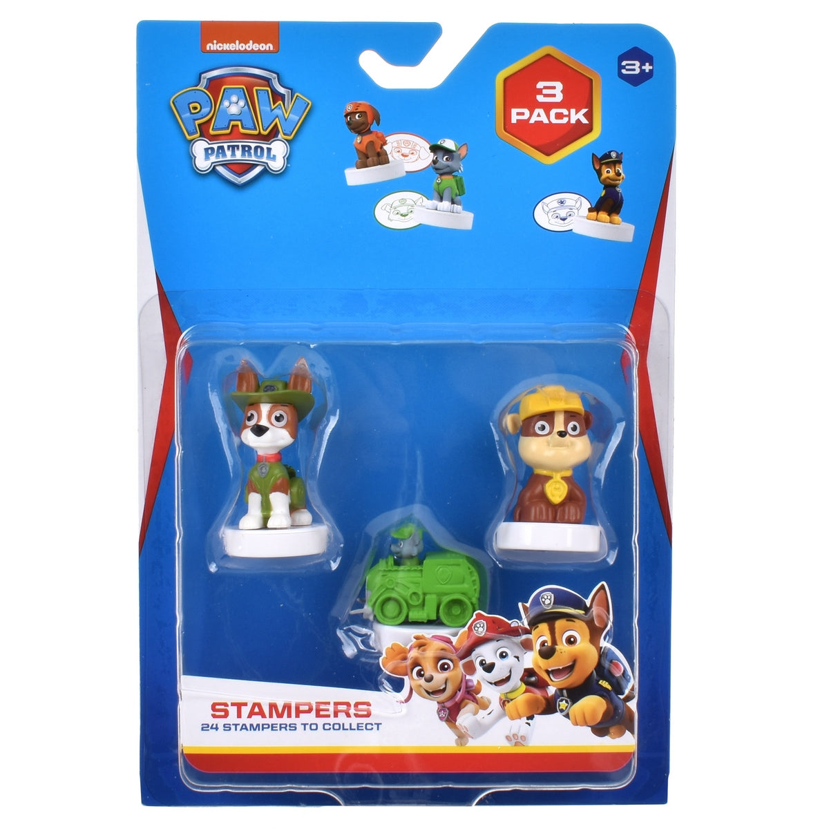 Set De 3 Timbres Paw Patrol - Rubble