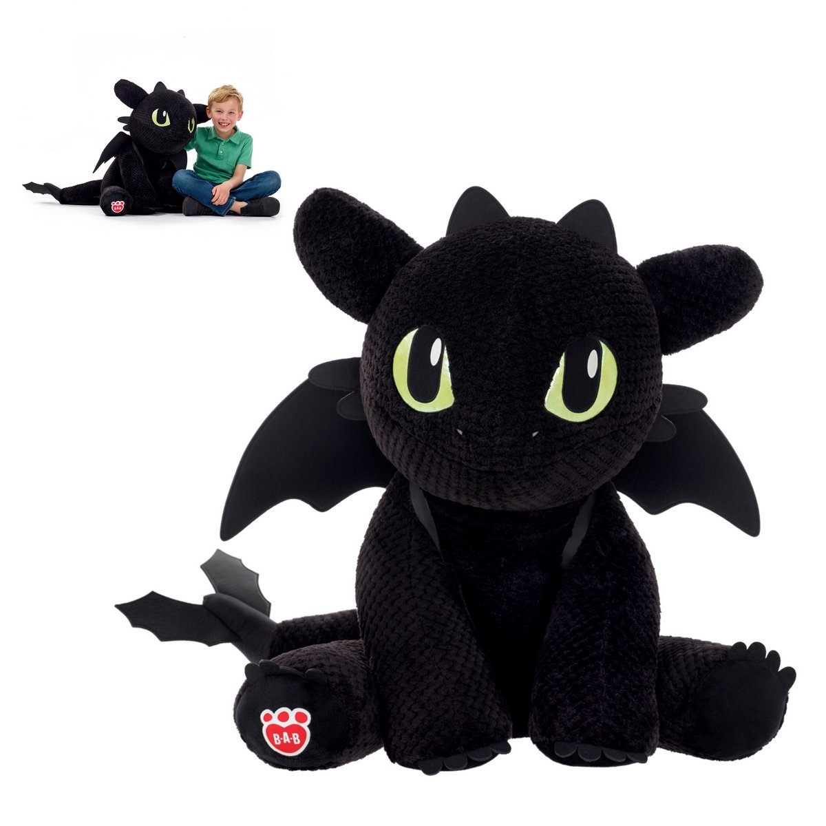 Peluche Xl Chimuelo Entrenando A Tu Dragón Build-A-Bear