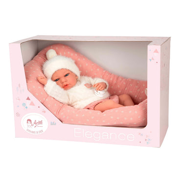 Muñeco De Peso Elegance Andie Rosa C/Cojin 40 Cm Arias