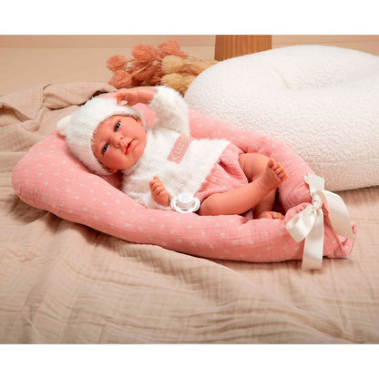 Muñeco De Peso Elegance Andie Rosa C/Cojin 40 Cm Arias