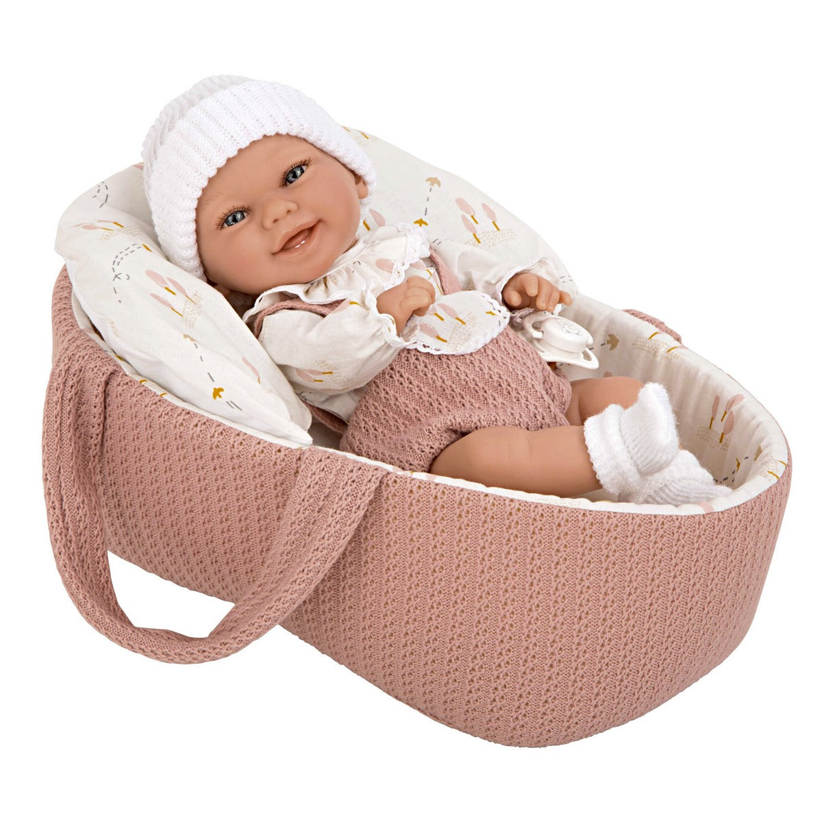 Muñeca Elegance Babyto Rosa Con Capazo 33 Cm Arias