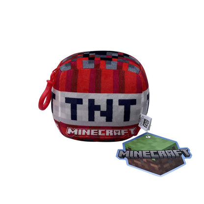 Peluche Minecraft Cubo 12Cm Con Clip - Dinamita