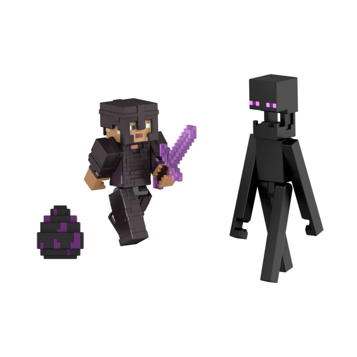 Minecraft Core Figura De 8Cm Con Crafting 2-Pack - Kai Conquistador Del End