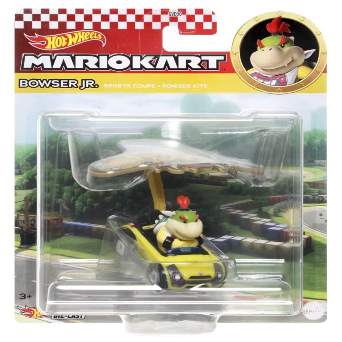 Hot Wheels Personajes Con Glider Sorpresa - Bowser Jr