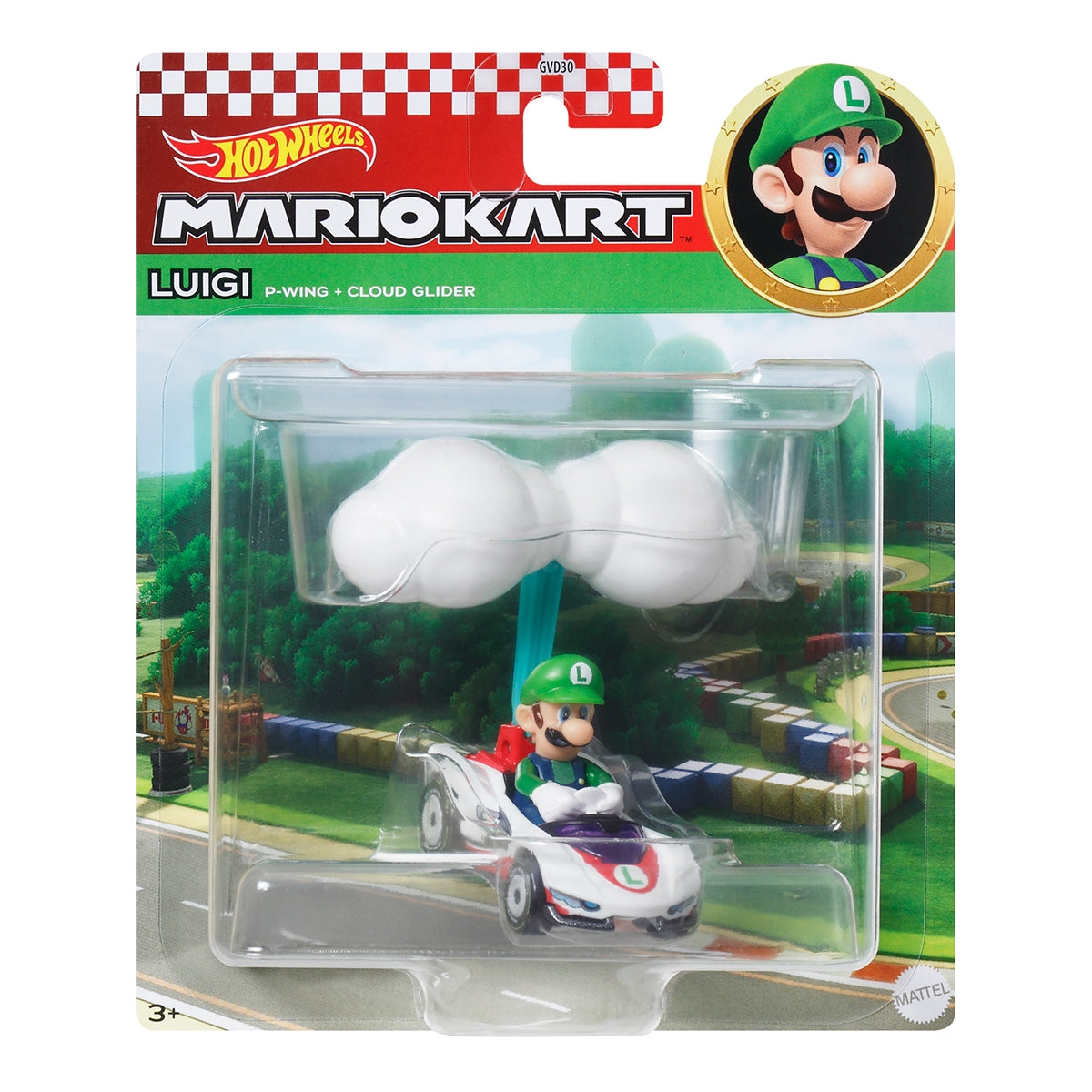 Hot Wheels Personajes Con Glider Sorpresa - Luigi