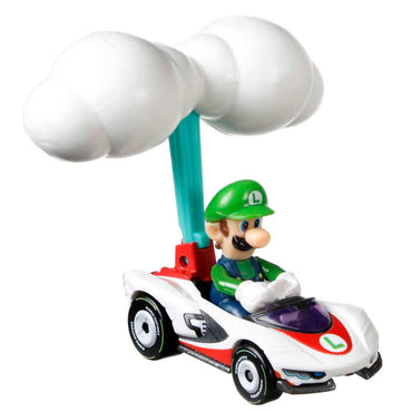 Hot Wheels Personajes Con Glider Sorpresa - Luigi