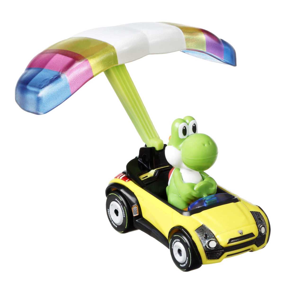 Hot Wheels Personajes Con Glider Sorpresa - Yoshi