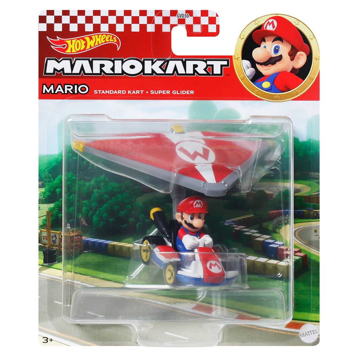 Hot Wheels Personajes Con Glider Sorpresa - Mario