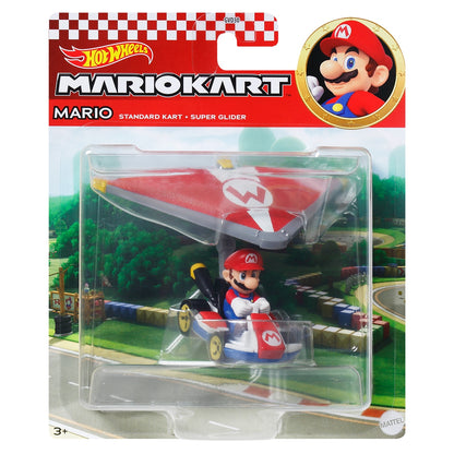 Hot Wheels Personajes Con Glider Sorpresa - Mario