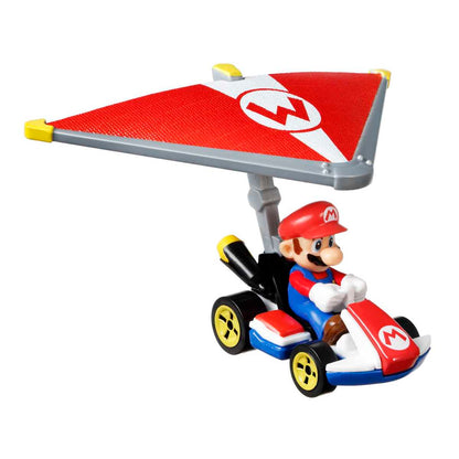 Hot Wheels Personajes Con Glider Sorpresa - Mario