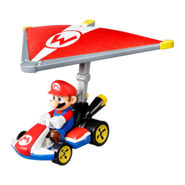 Hot Wheels Personajes Con Glider Sorpresa - Mario