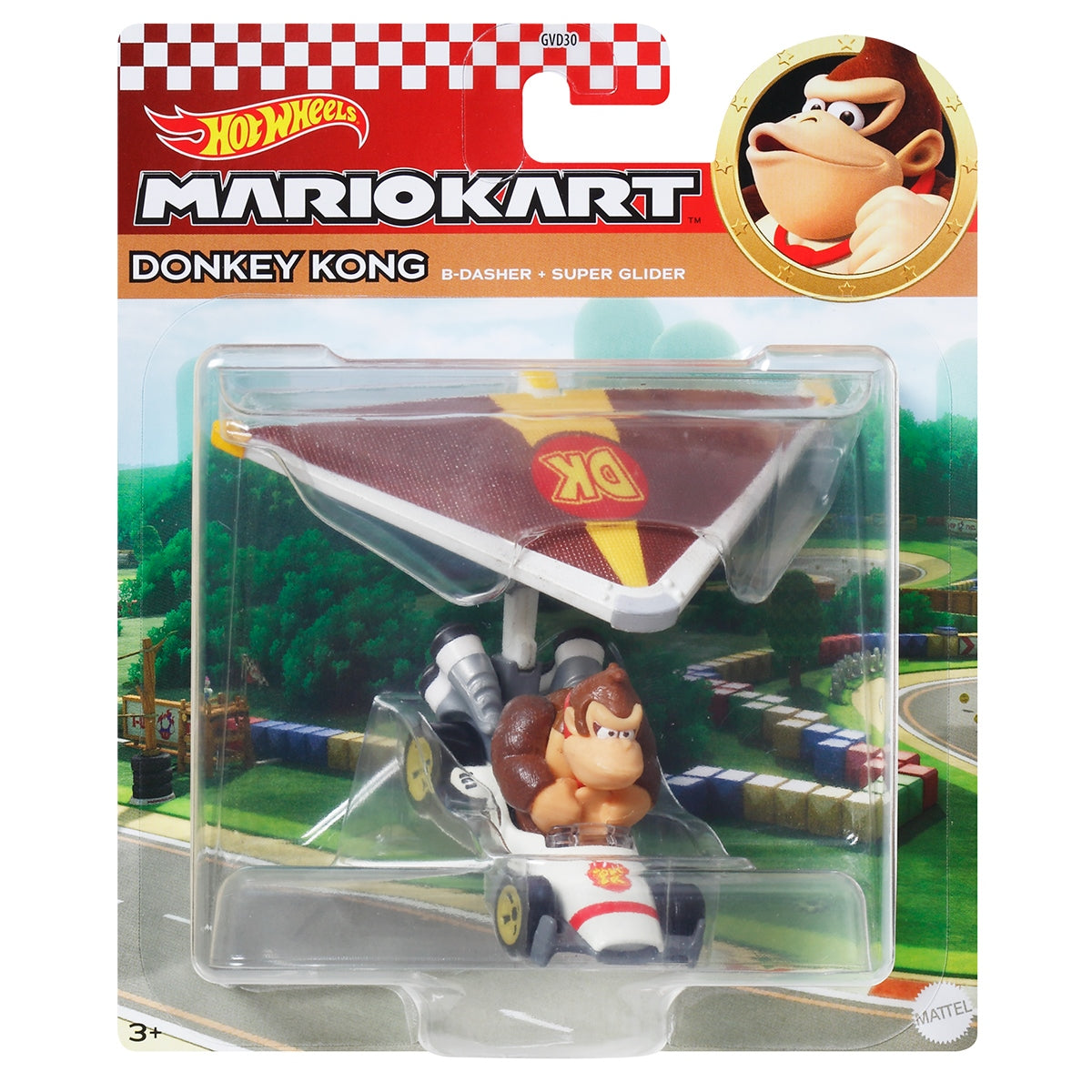 Hot Wheels Personajes Con Glider Sorpresa - Donkey Kong