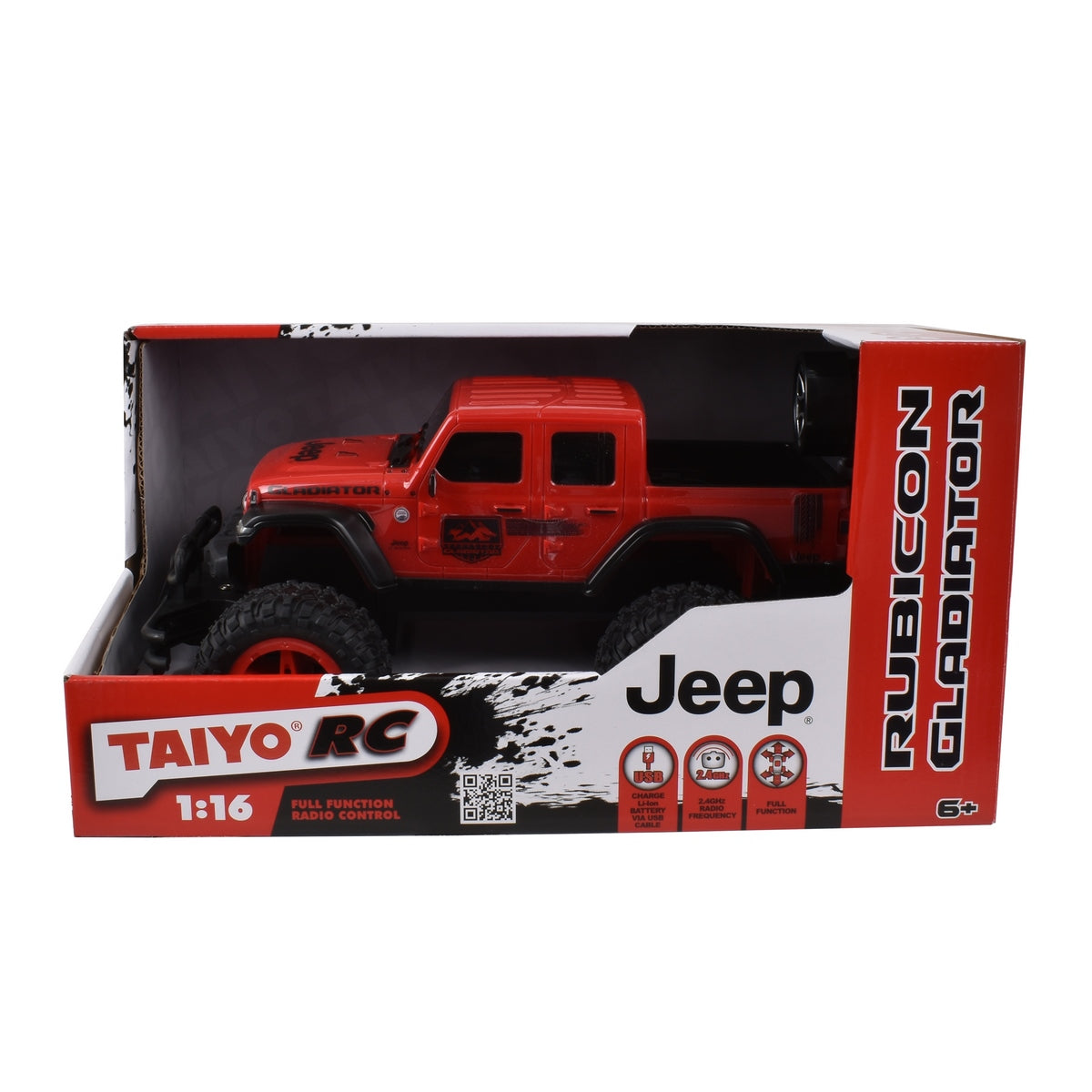 Jeep Radio Controlado Gladiator Escala 1:16 Con  Bateria Litio Taiyo