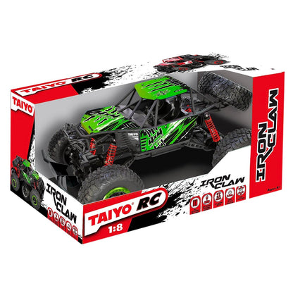 Buggy Radio Controlado Iron Claw 4Wd Escala 1:8 Con Batería Litio Taiyo Verde