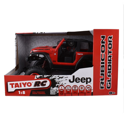 Jeep Radio Controlado Wrangler Rubicon  Escala 1:8 Con  Bateria Litio Taiyo