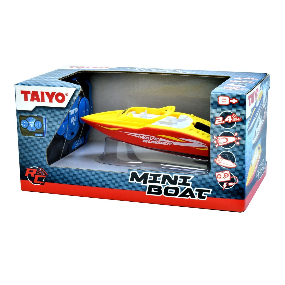 Lancha Radio Controlada Wave Runner  Con Bateria De Litio Taiyo