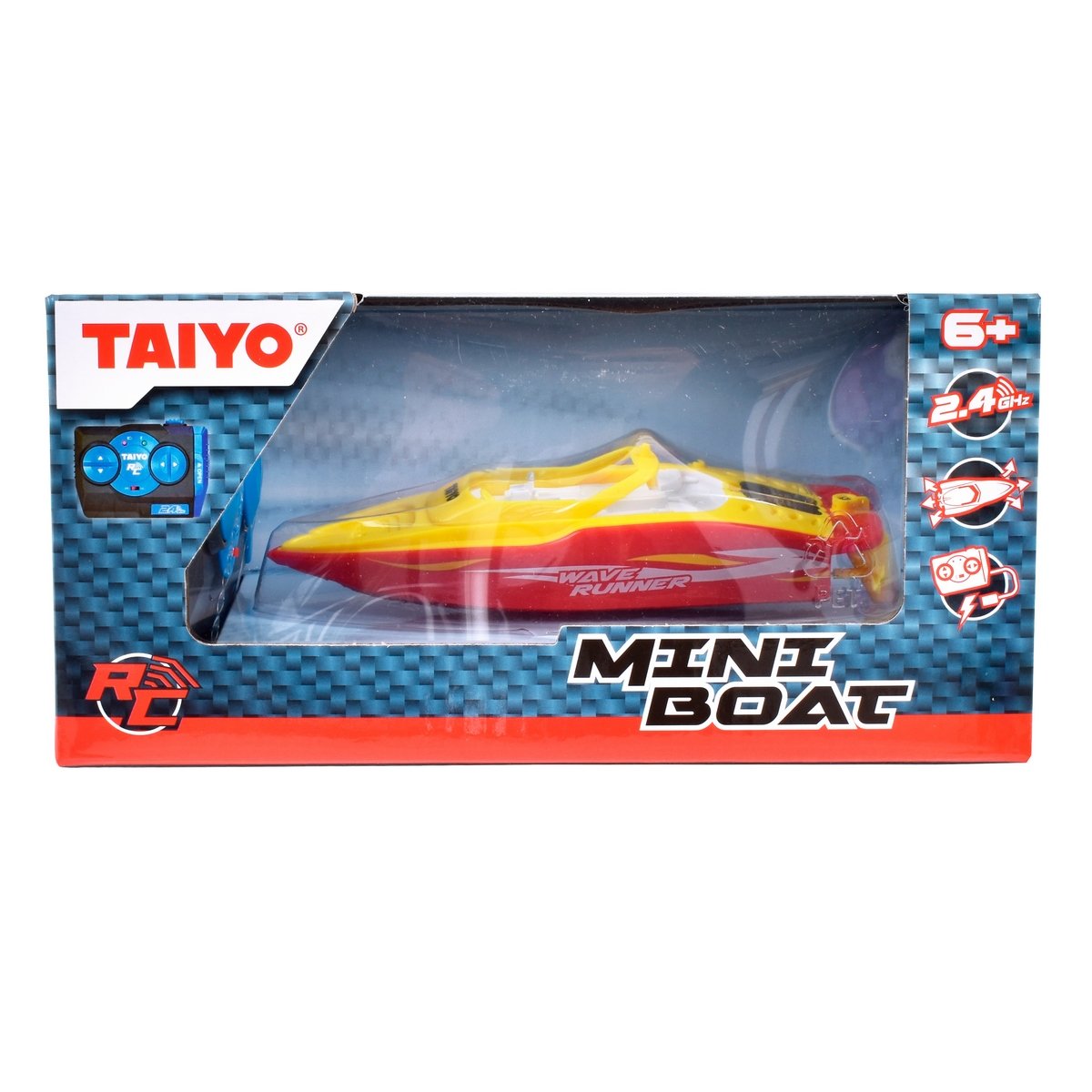 Lancha Radio Controlada Wave Runner  Con Bateria De Litio Taiyo