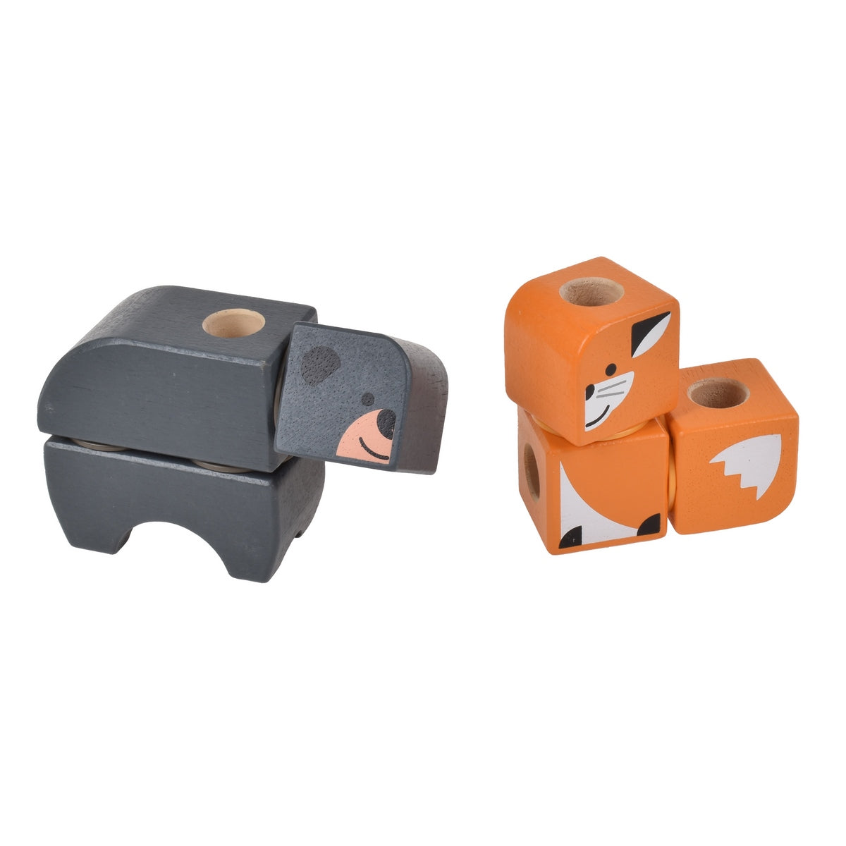 Set De Bloques Animales Del Bosque  Melissa And Doug