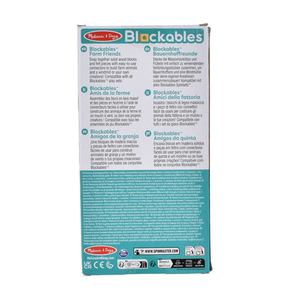 Set De Bloques Animales De La Granja   Melissa And Doug