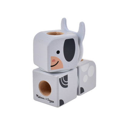 Set De Bloques Animales De La Granja   Melissa And Doug