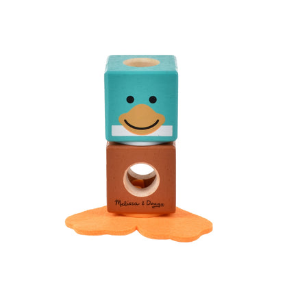 Set De Bloques Animales De La Granja   Melissa And Doug