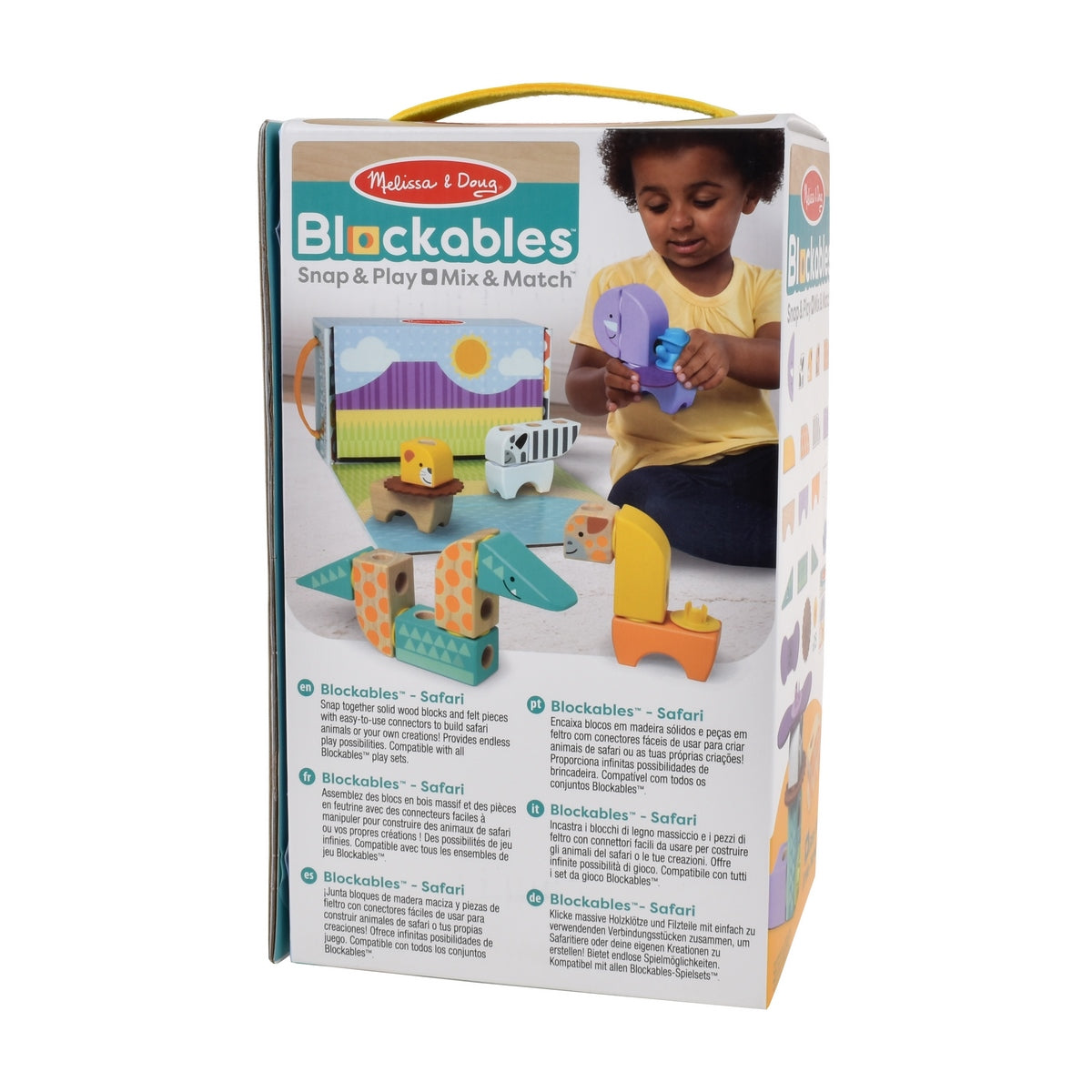 Set De Bloques Animales Sel Safari  Melissa And Doug