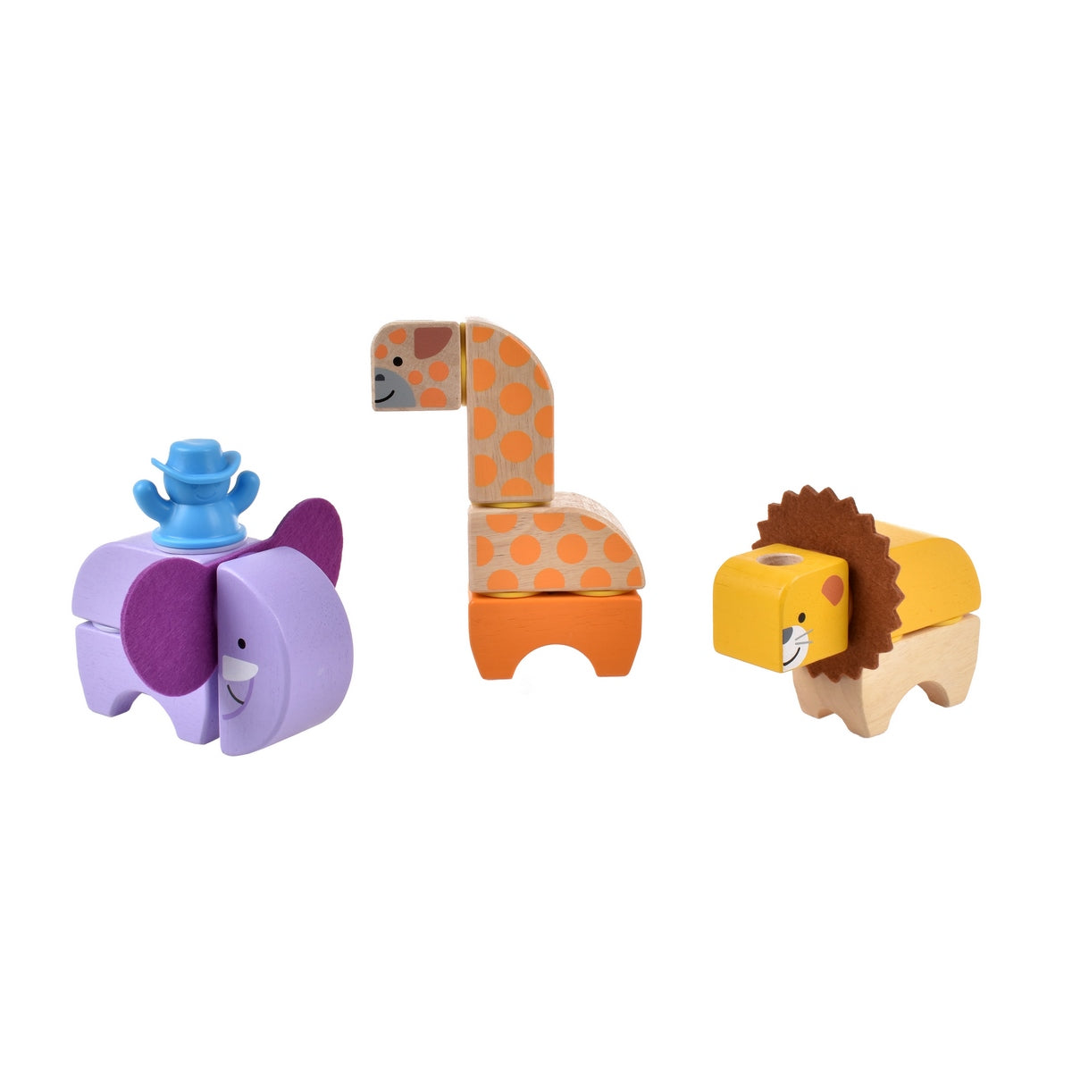 Set De Bloques Animales Sel Safari  Melissa And Doug