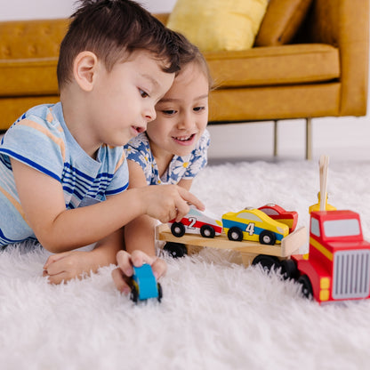 Camion Transportador De Autos Magnetico Melissa And Doug