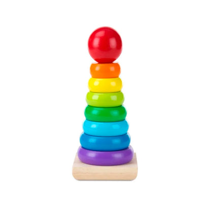 Juego Apilador Arcoiris De Madera Melissa And Doug