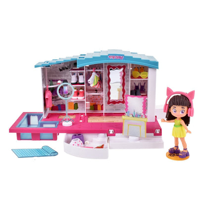 Playset Closet Estiloso y Muñeca 11 cm Pinypon Top