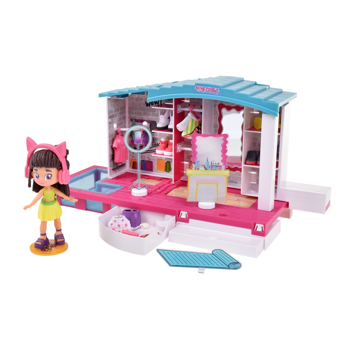 Playset Closet Estiloso y Muñeca 11 cm Pinypon Top