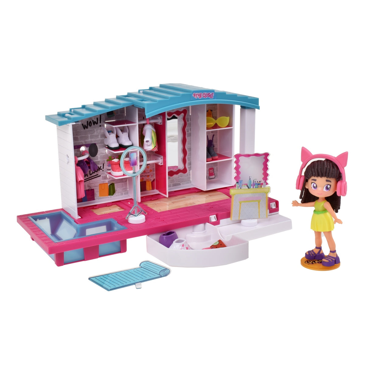 Playset Closet Estiloso y Muñeca 11 cm Pinypon Top
