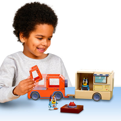 Bloques Construccion Magneticos Bluey Camper Tile Town