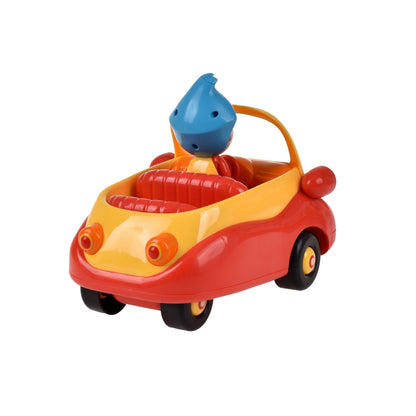 Vehículo 25 Cm Push And Go Con Figura Removible Y Música Plim Plim