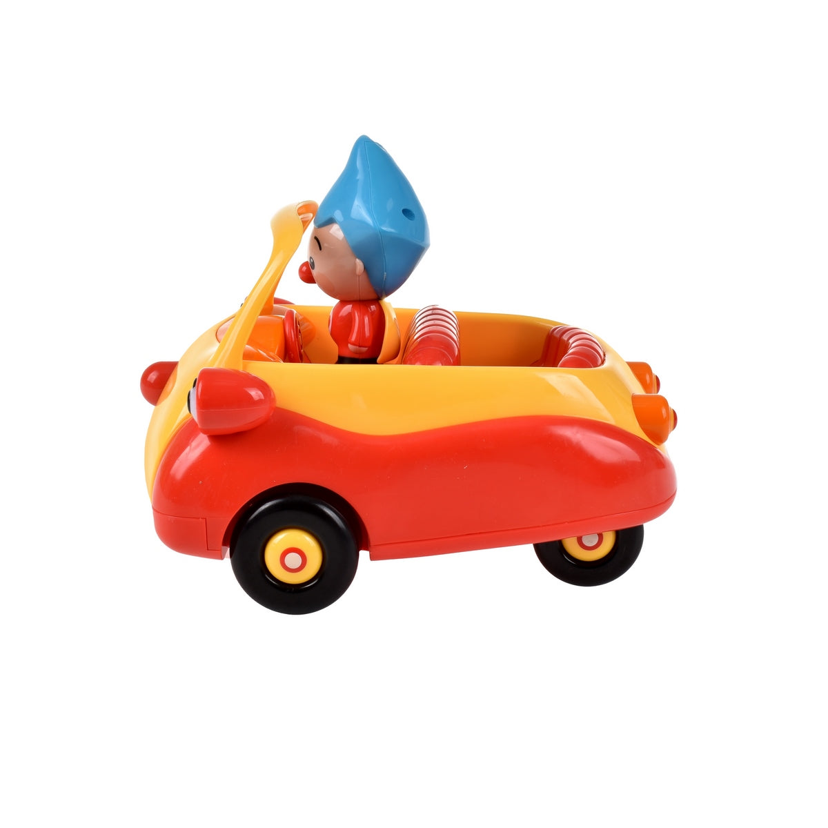 Vehículo 25 Cm Push And Go Con Figura Removible Y Música Plim Plim